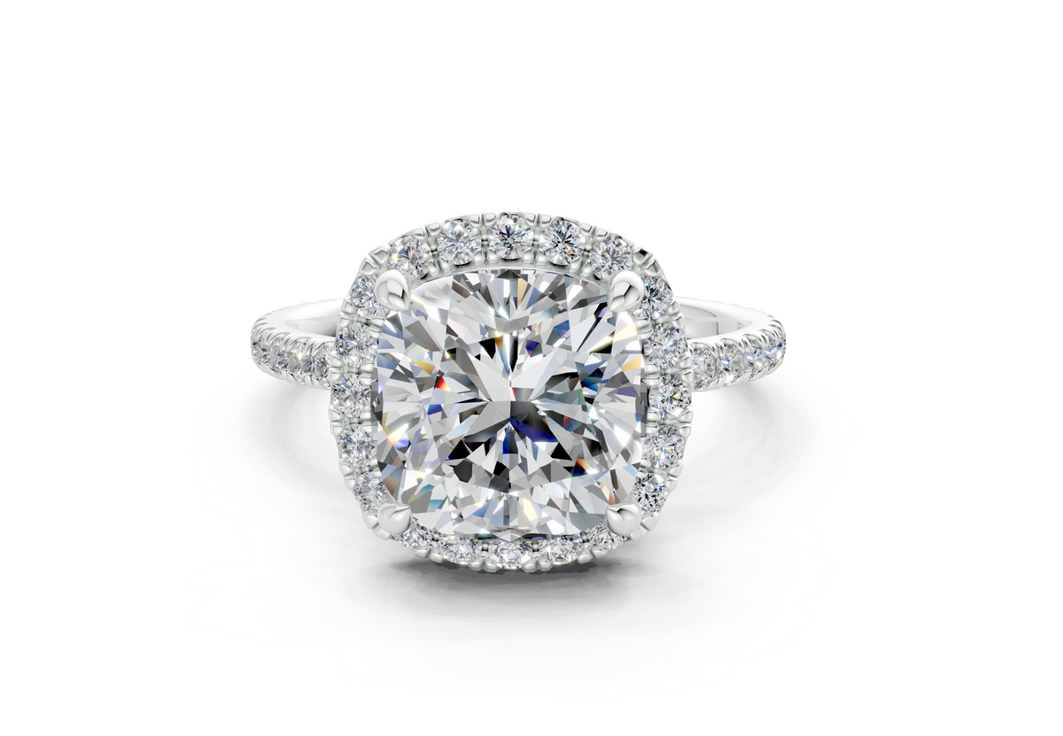 The Fifth Avenue Halo Signature Engagement Ring