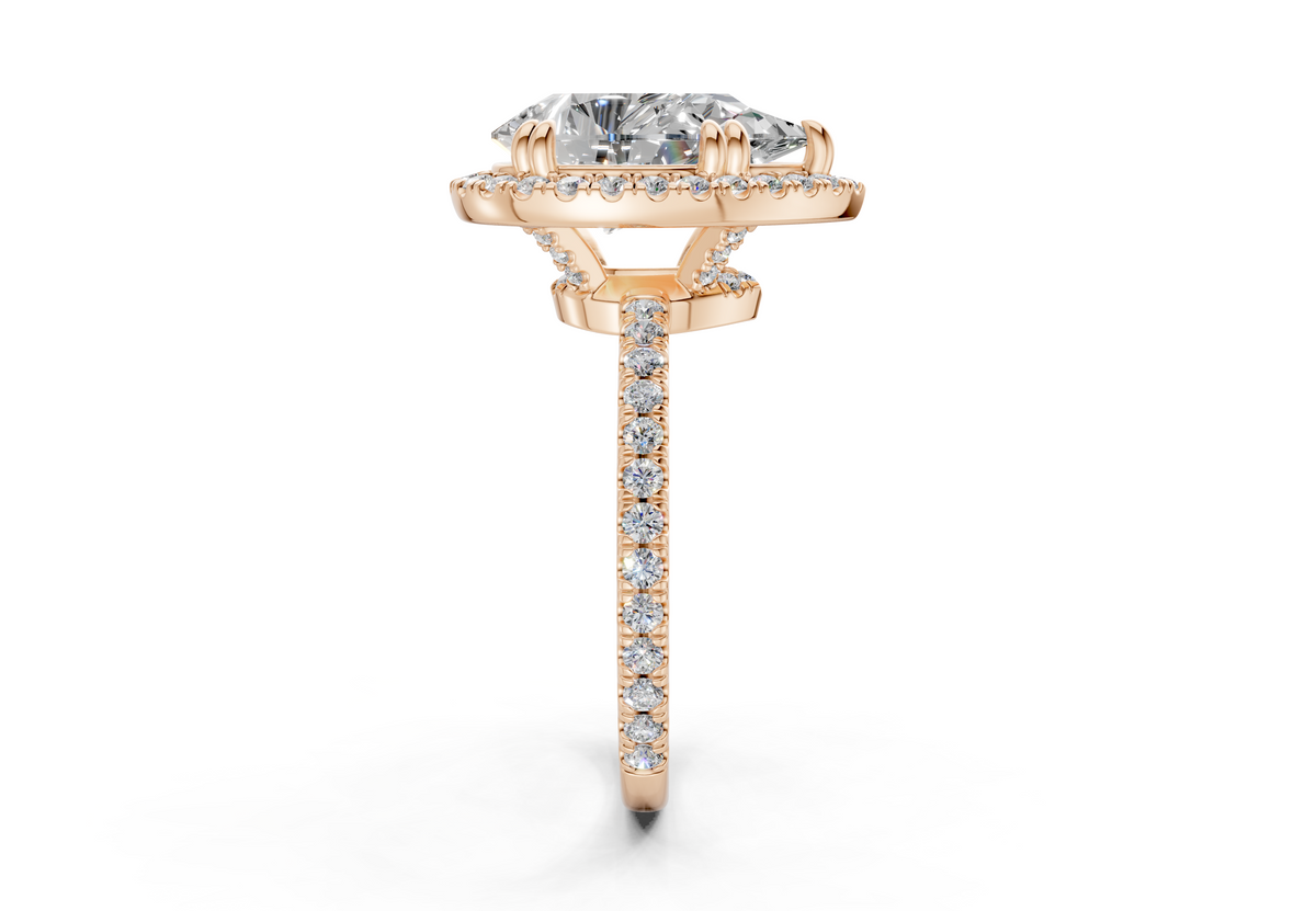 The Fifth Avenue Halo Engagement Ring
