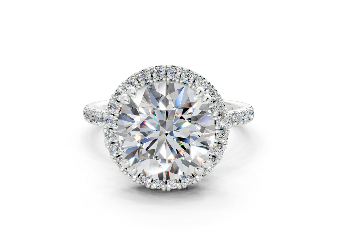 The Fifth Avenue Halo Engagement Ring