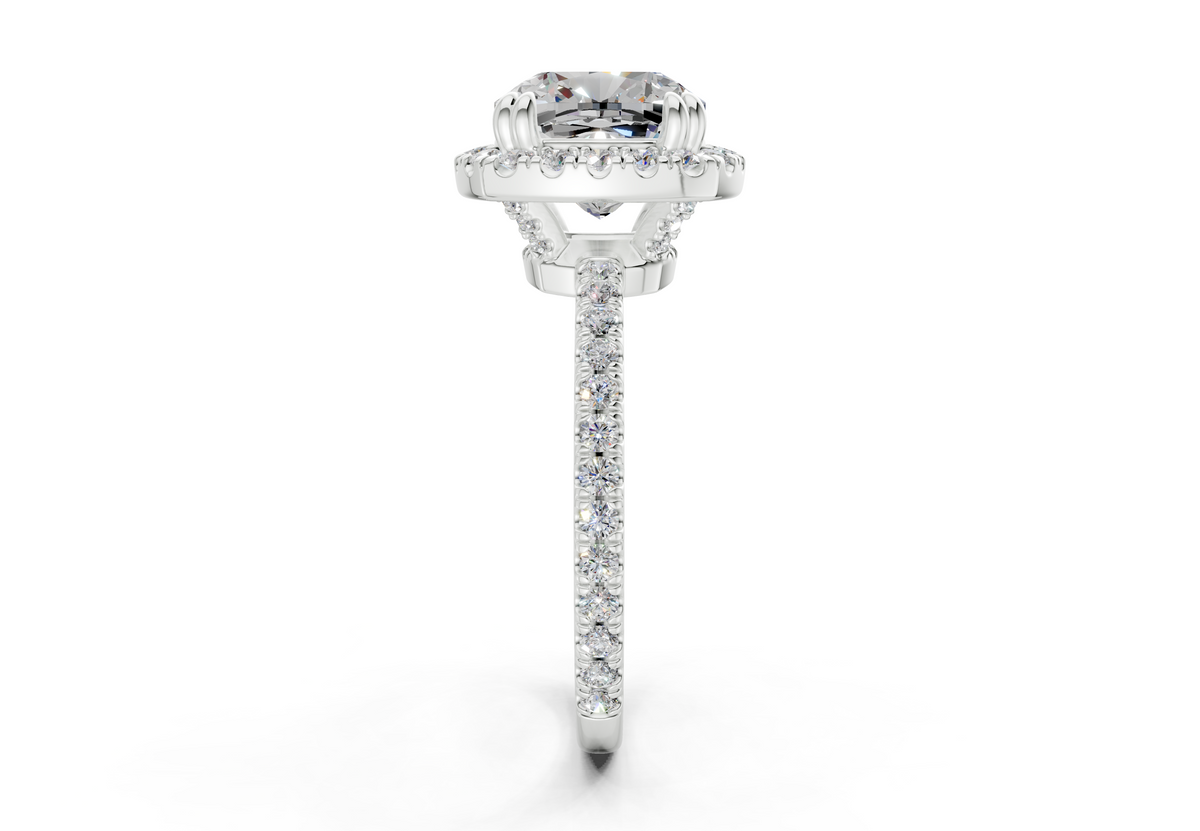 The Fifth Avenue Halo Engagement Ring