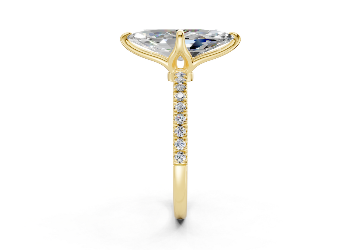 The Arbor Pavé Engagement Ring