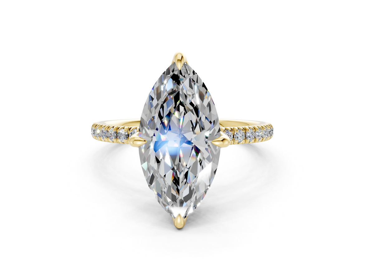 The Arbor Pavé Engagement Ring