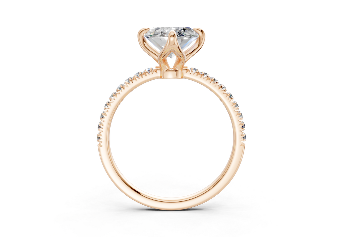 The Arbor Pavé Engagement Ring