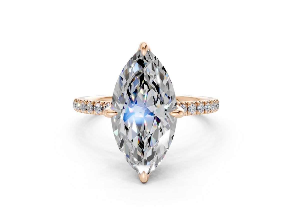 The Arbor Pavé Engagement Ring