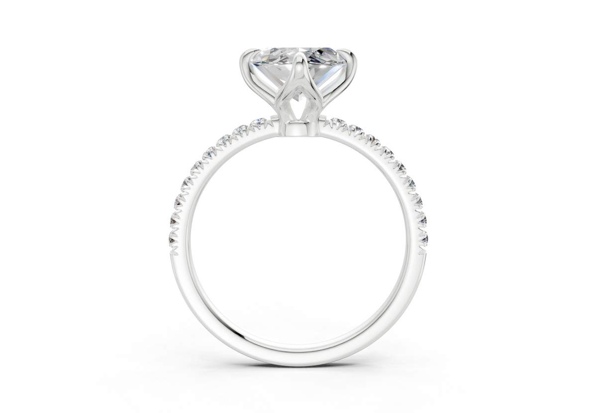The Arbor Pavé Engagement Ring