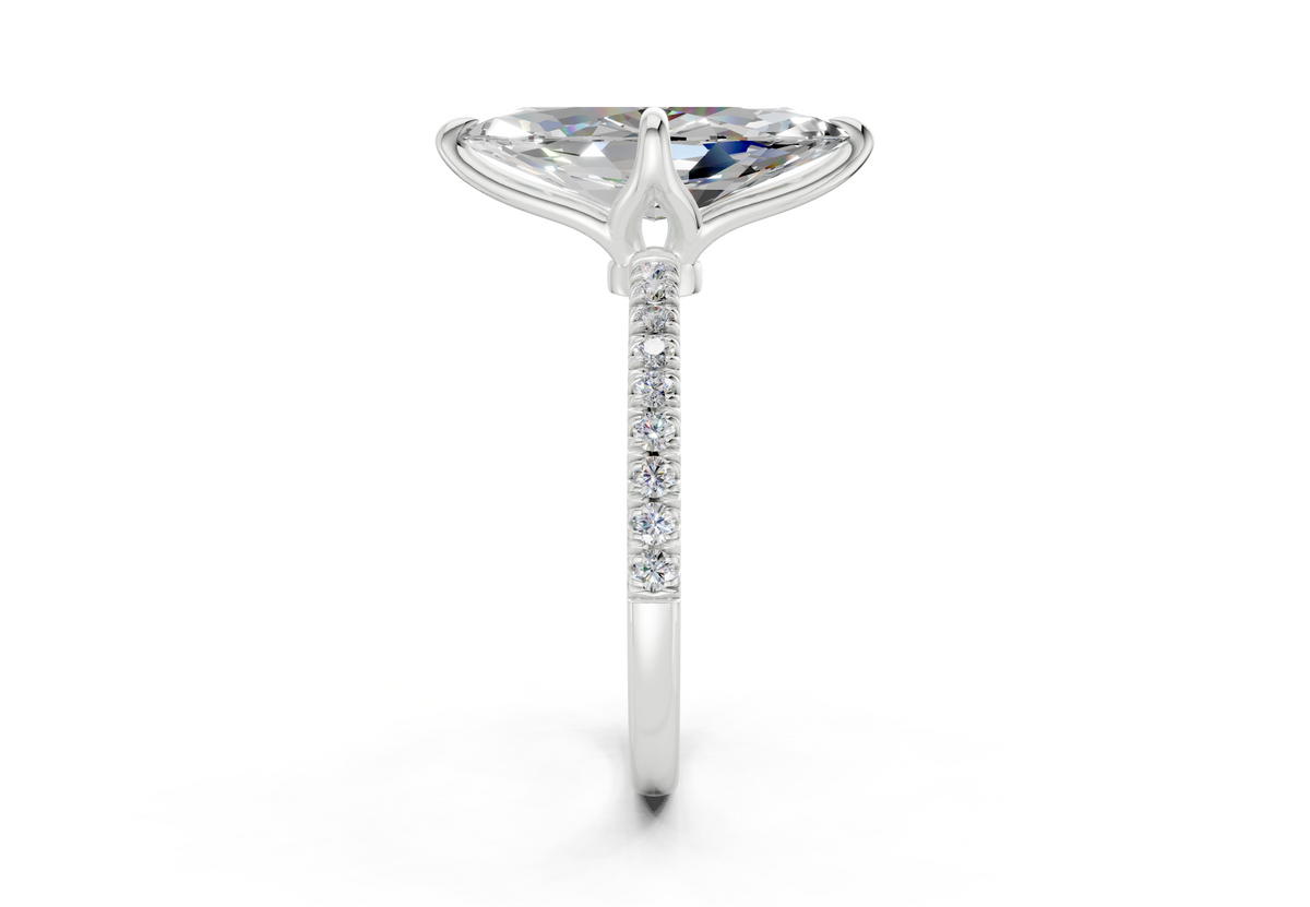 The Arbor Pavé Engagement Ring