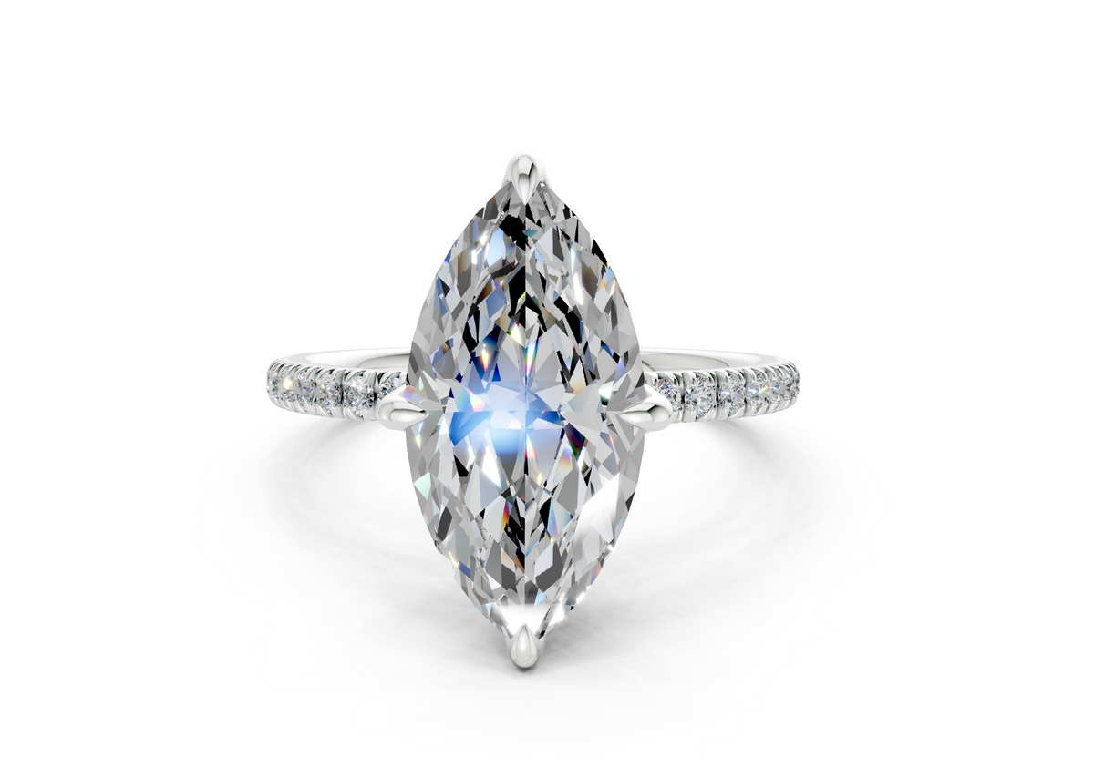 The Arbor Pavé Engagement Ring