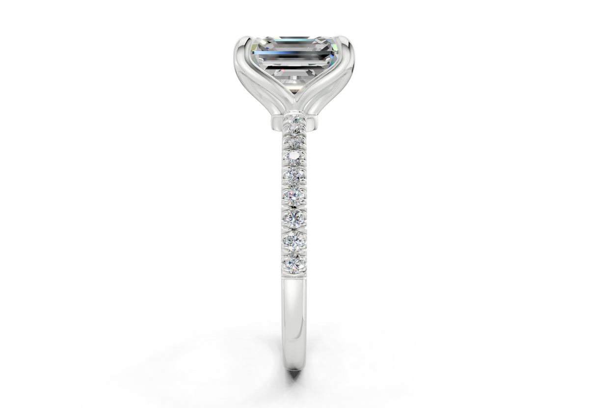 The Arbor Pavé Engagement Ring