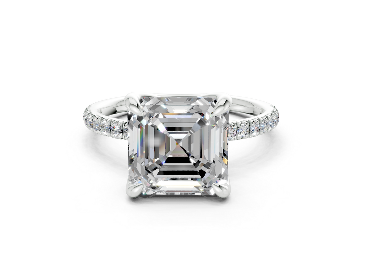 The Arbor Pavé Engagement Ring