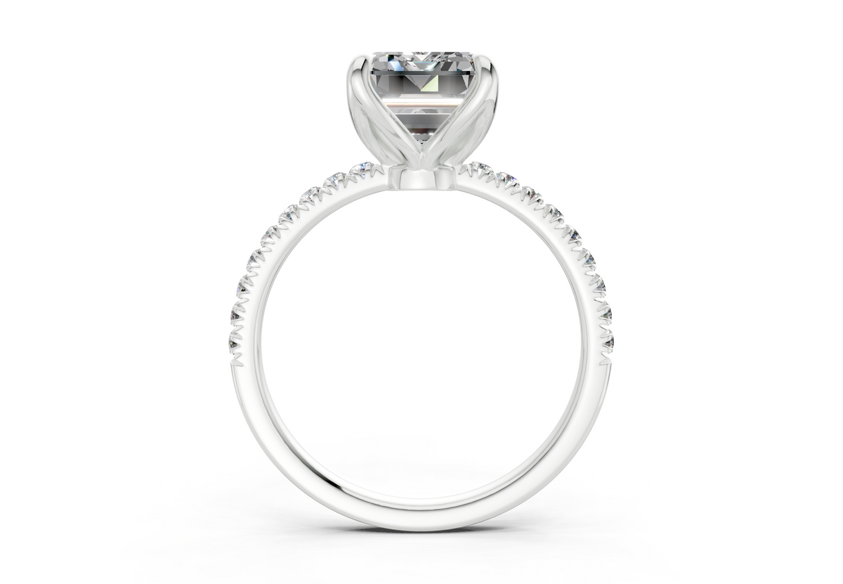 The Arbor Pavé Engagement Ring