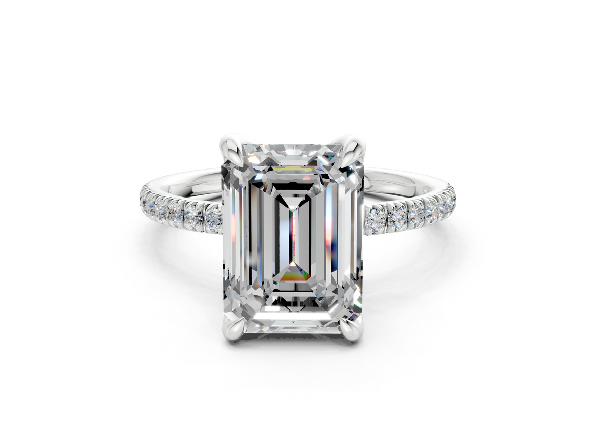 The Arbor Pavé Engagement Ring