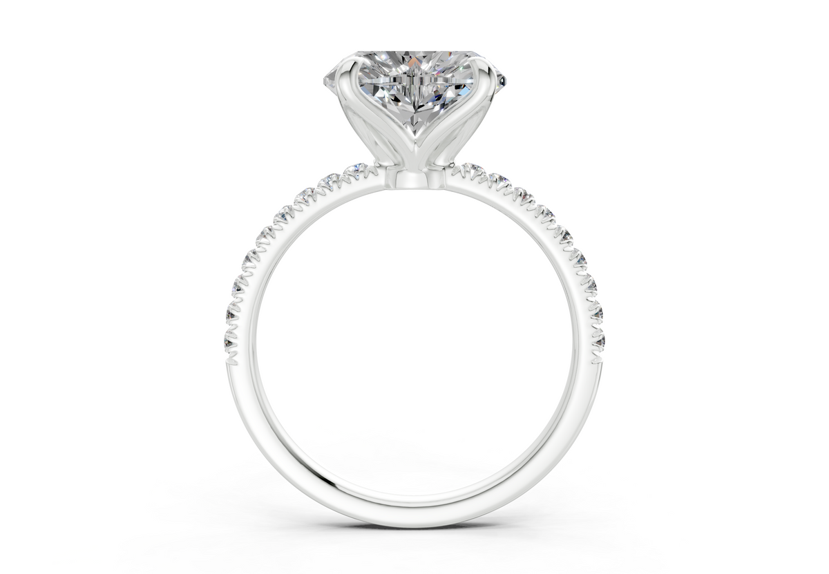 The Arbor Pavé Engagement Ring