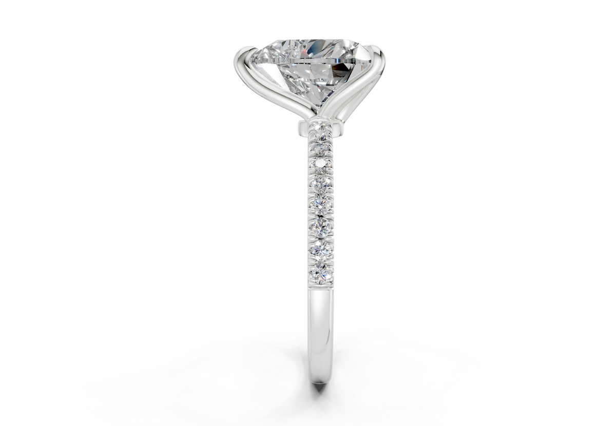 The Arbor Pavé Engagement Ring