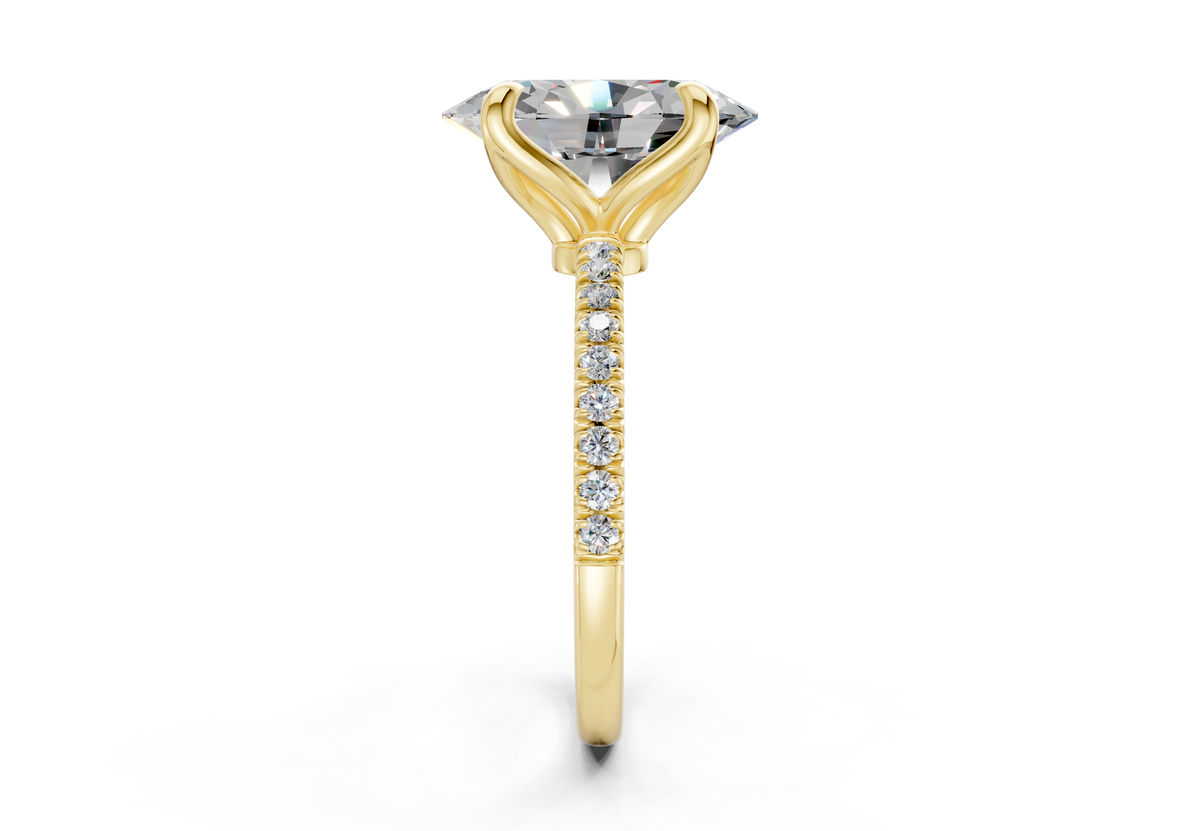The Arbor Pavé Engagement Ring