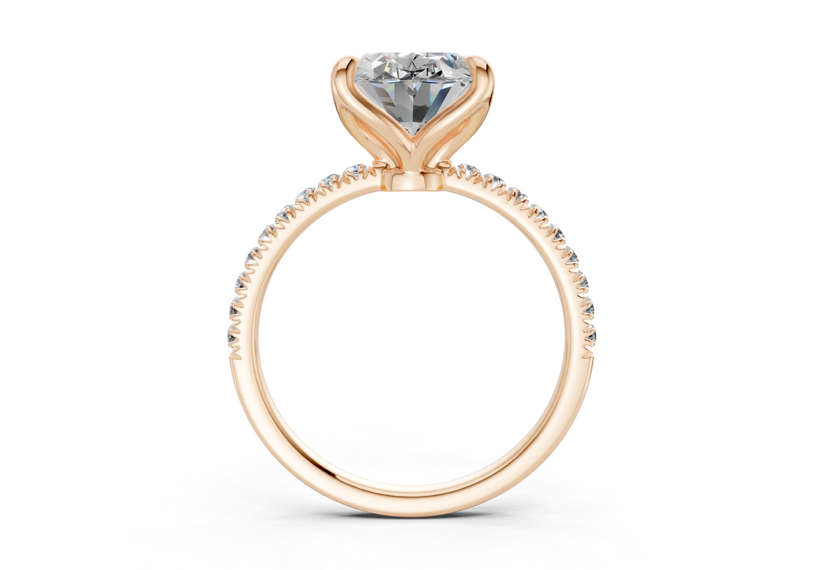 The Arbor Pavé Engagement Ring