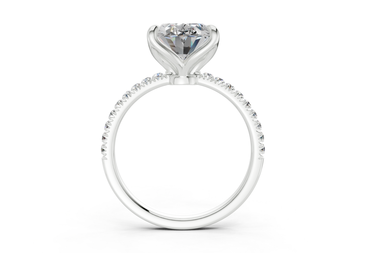 The Arbor Pavé Engagement Ring