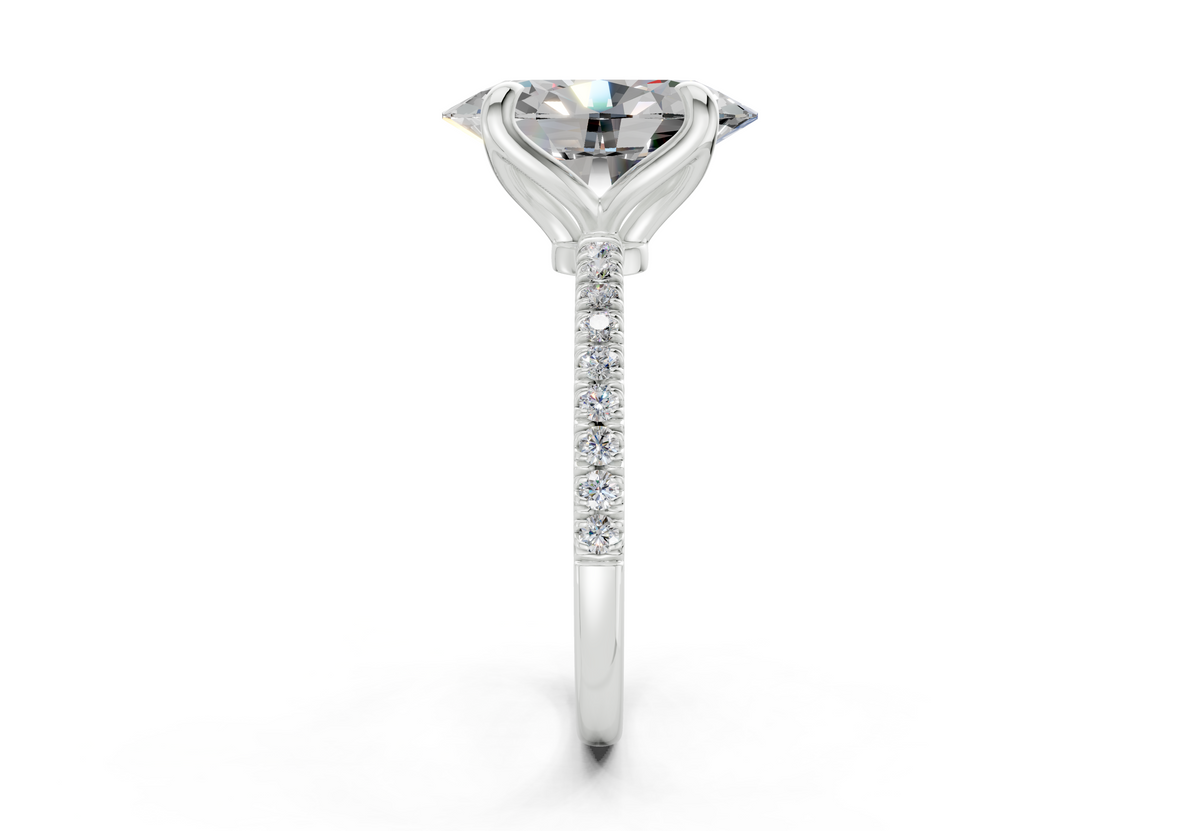 The Arbor Pavé Engagement Ring