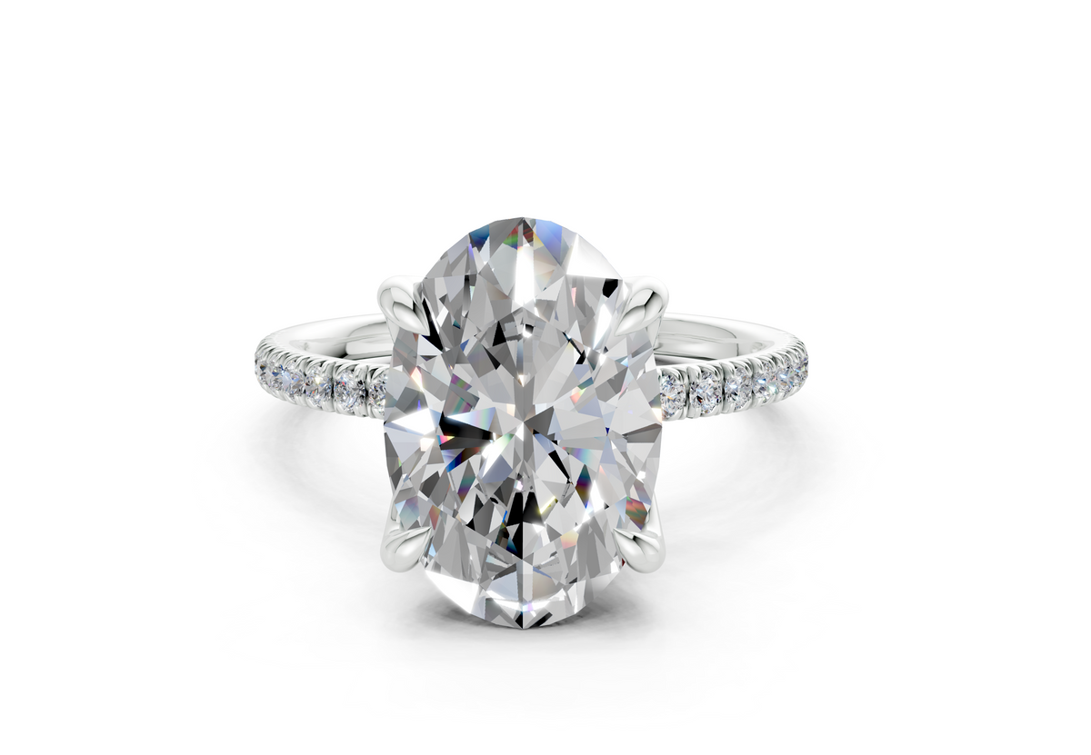 The Arbor Pavé Engagement Ring