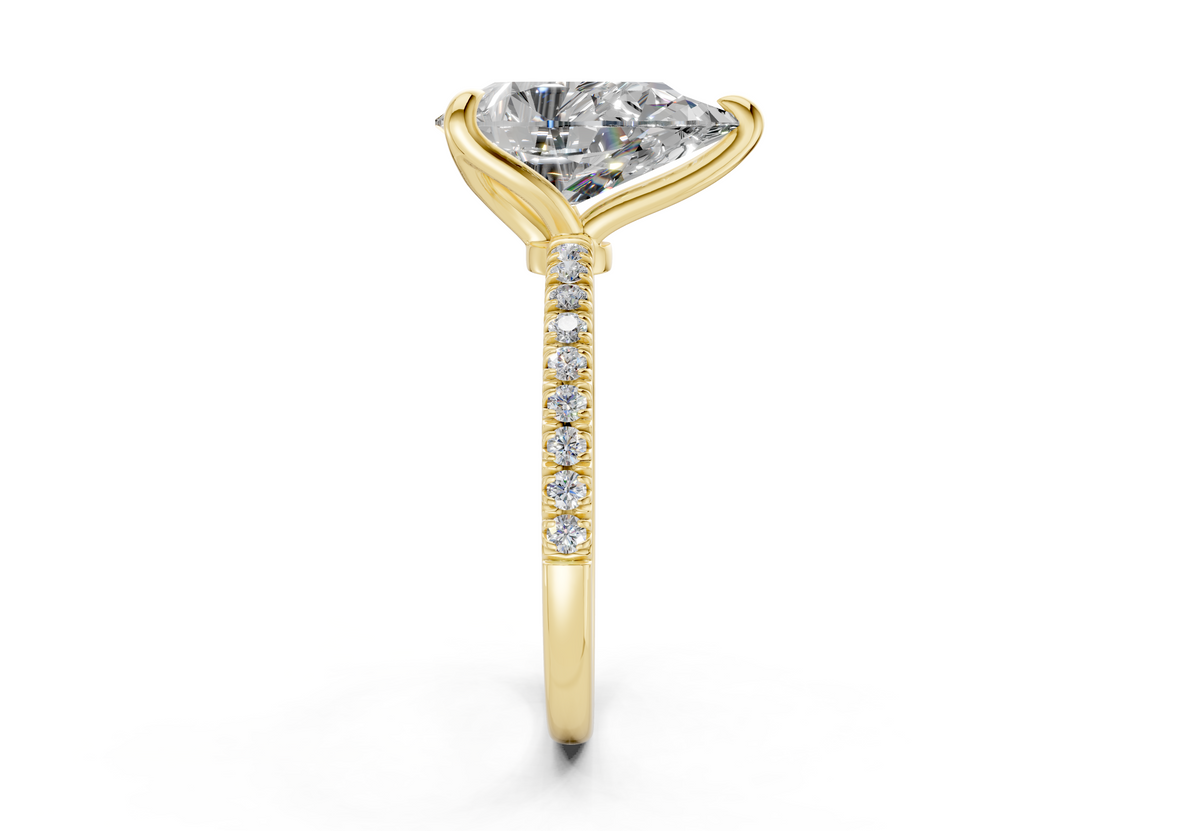 The Arbor Pavé Engagement Ring