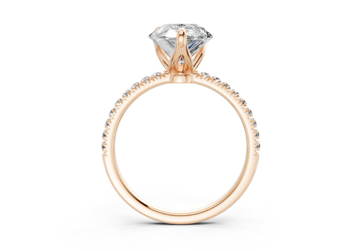 The Arbor Pavé Engagement Ring