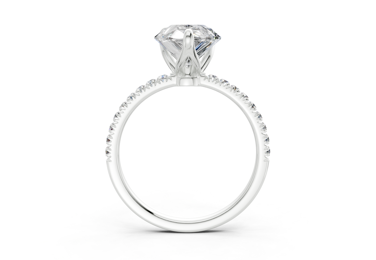 The Arbor Pavé Engagement Ring