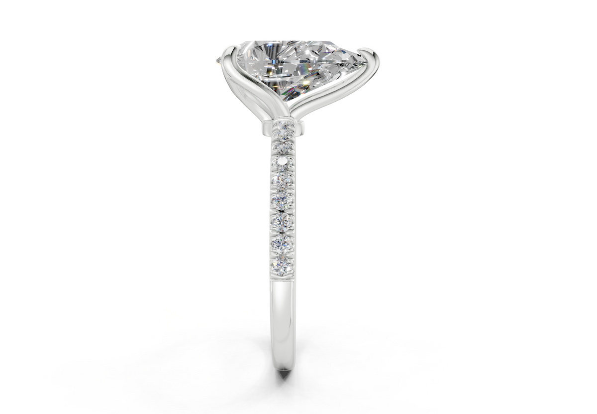 The Arbor Pavé Engagement Ring