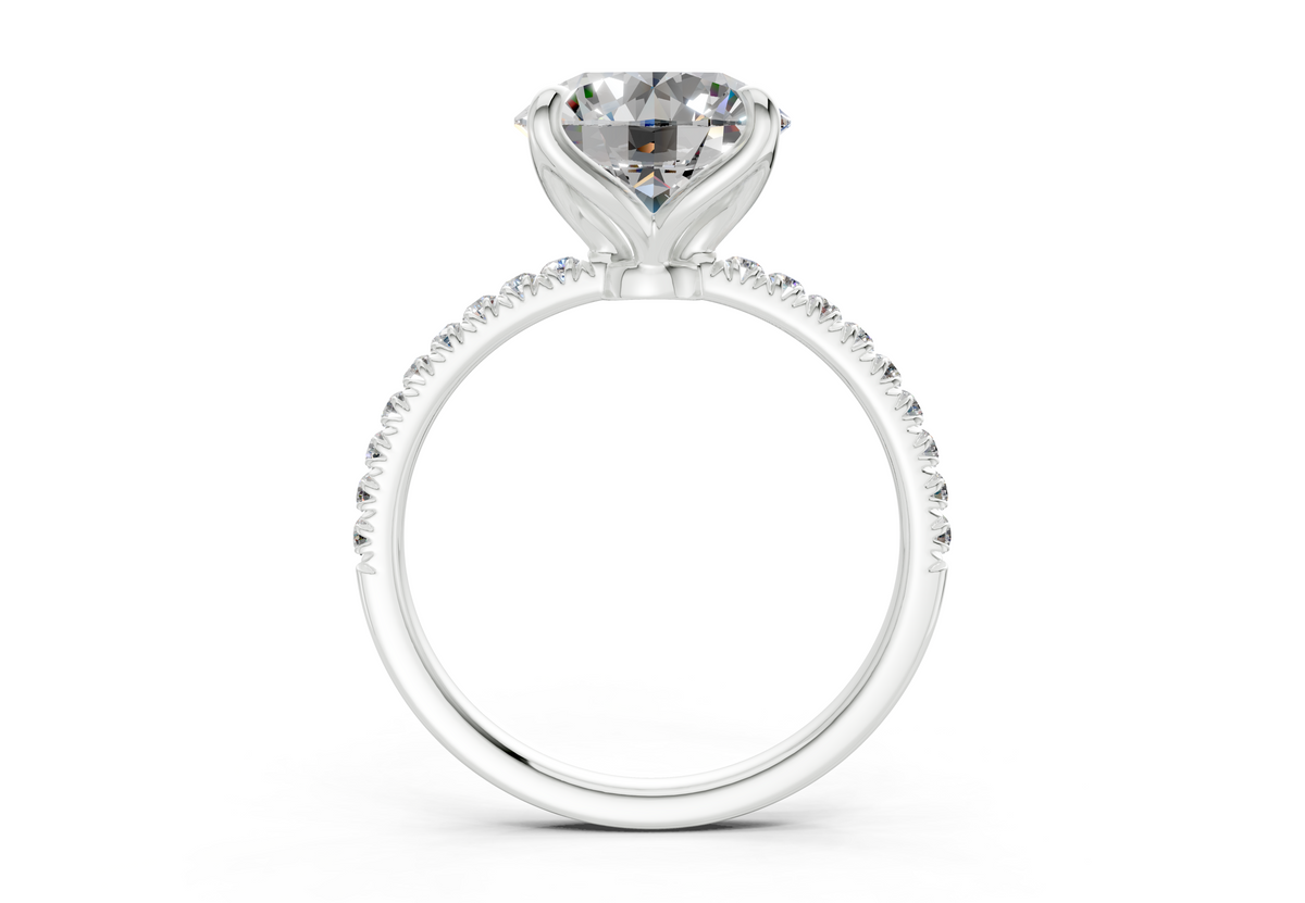 The Arbor Pavé Engagement Ring