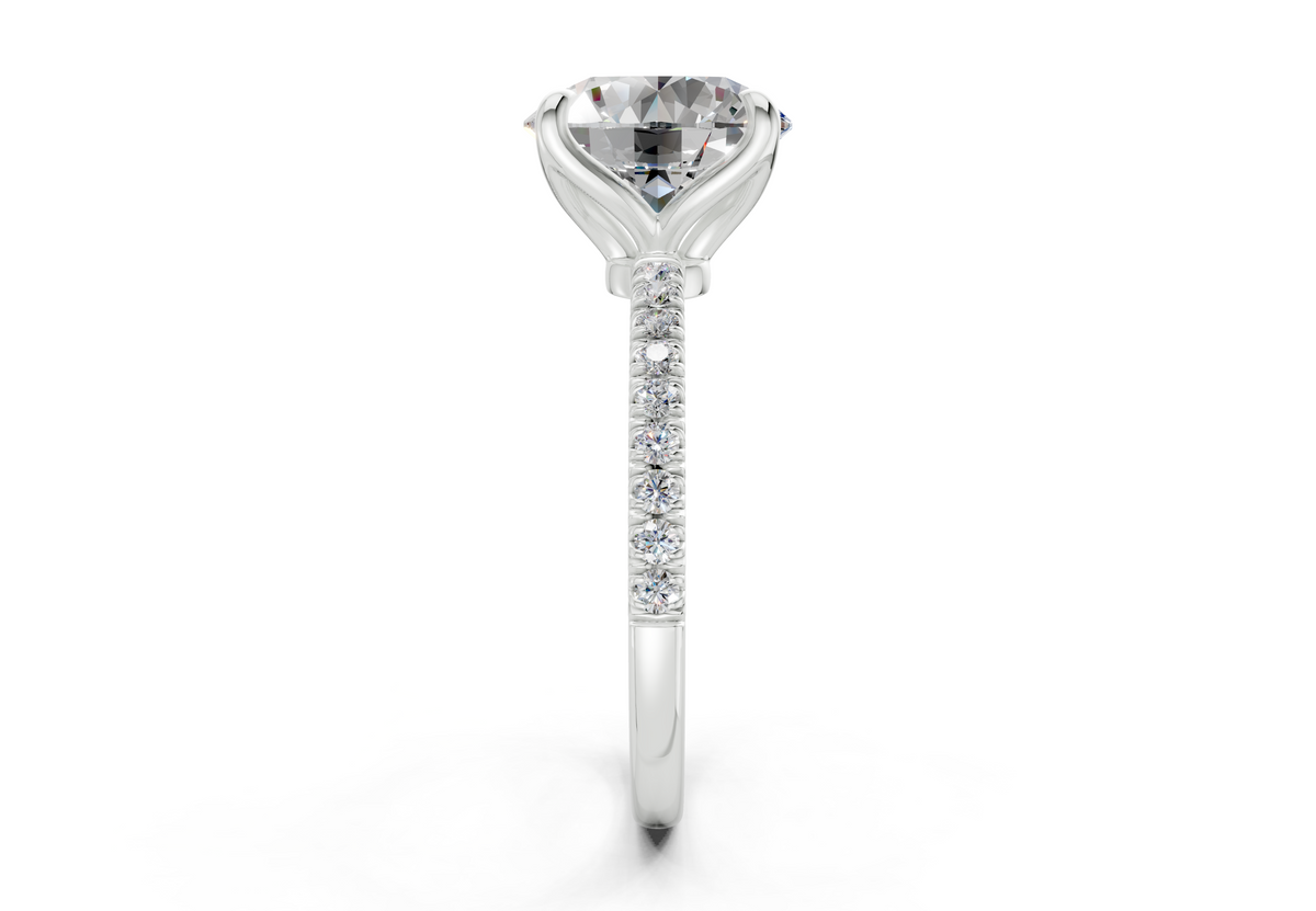 The Arbor Pavé Engagement Ring