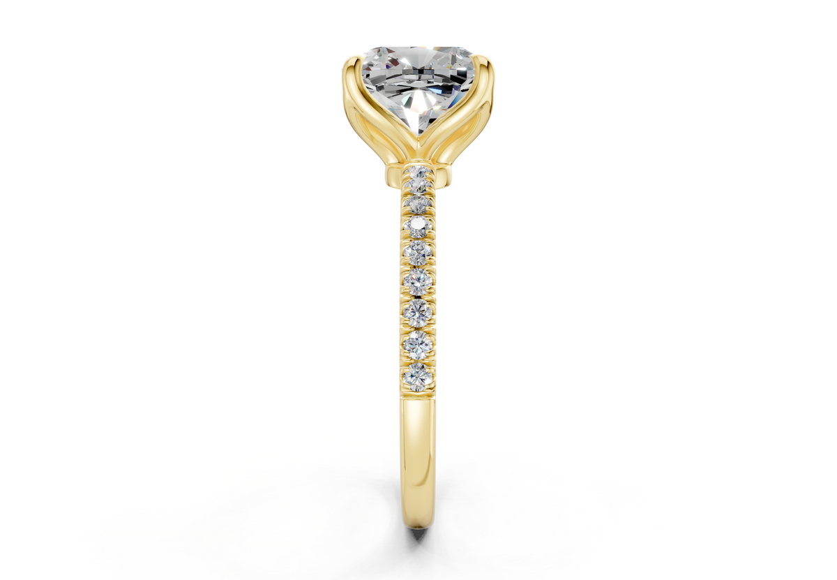 The Arbor Pavé Engagement Ring