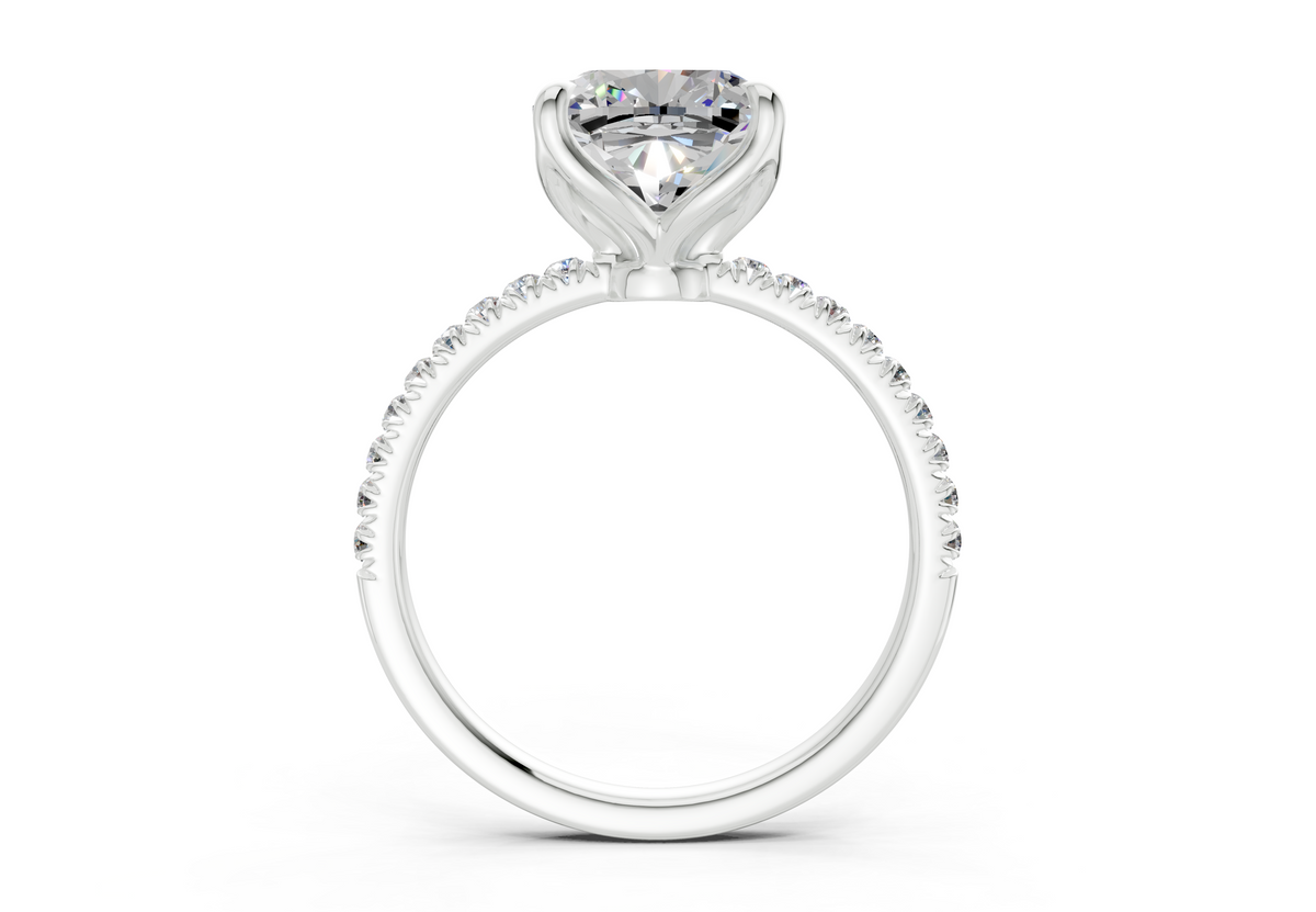 The Arbor Pavé Engagement Ring