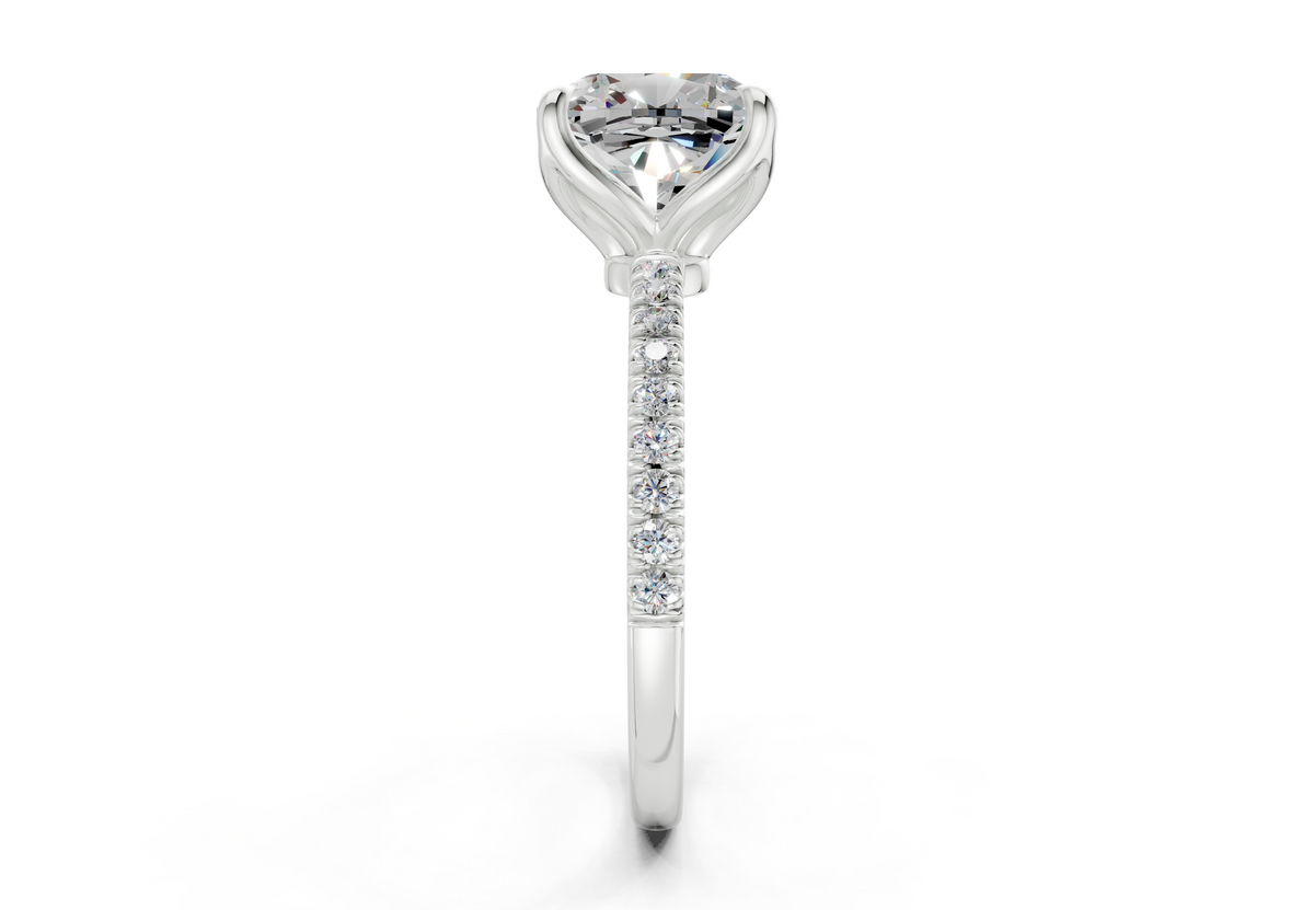 The Arbor Pavé Engagement Ring