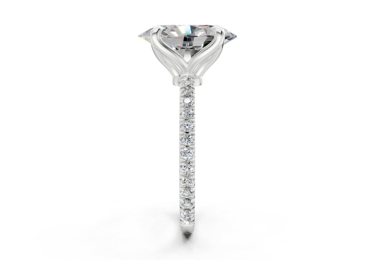 The Arbor Pavé Signature Engagement Ring