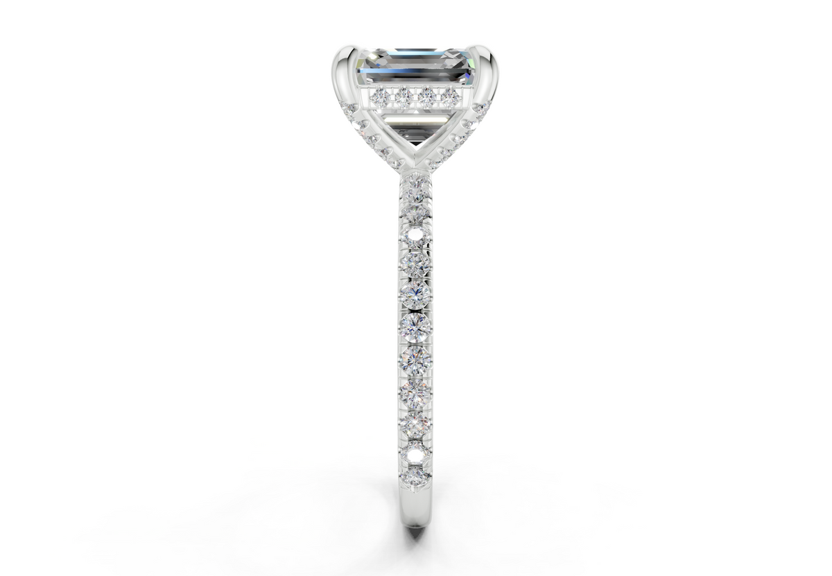 The Carrington Pavé Engagement Ring