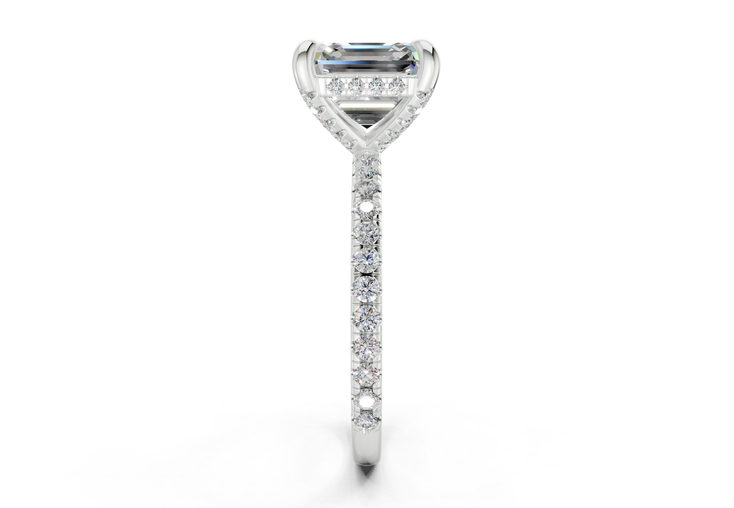 The Carrington Pavé Engagement Ring