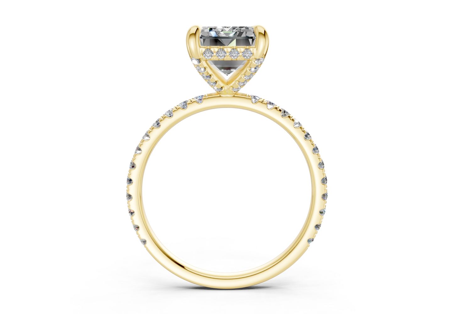 The Carrington Pavé Engagement Ring