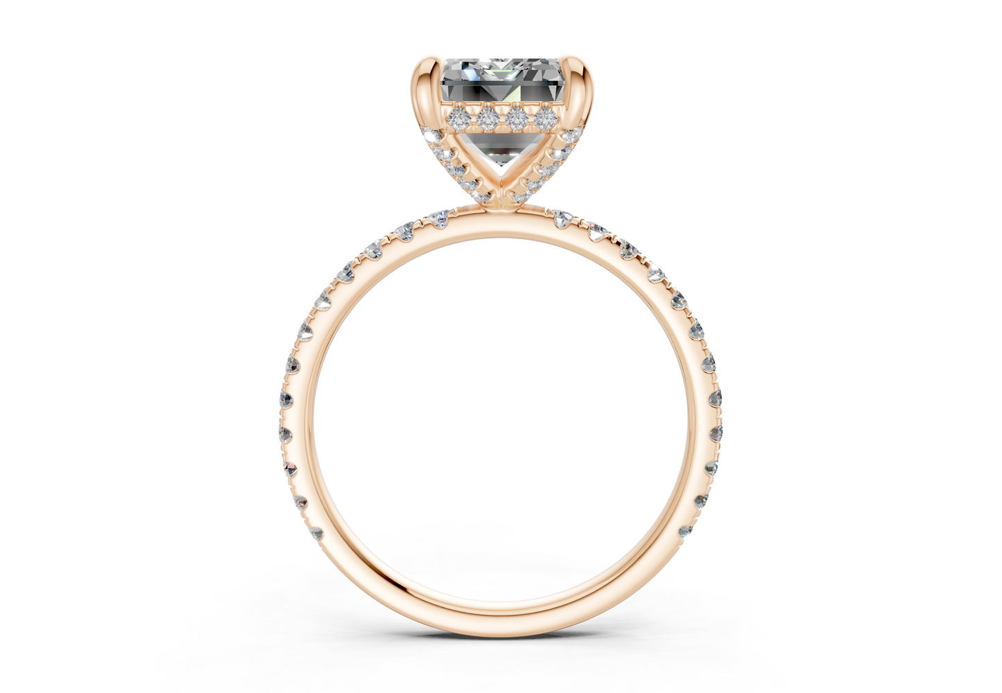 The Carrington Pavé Engagement Ring