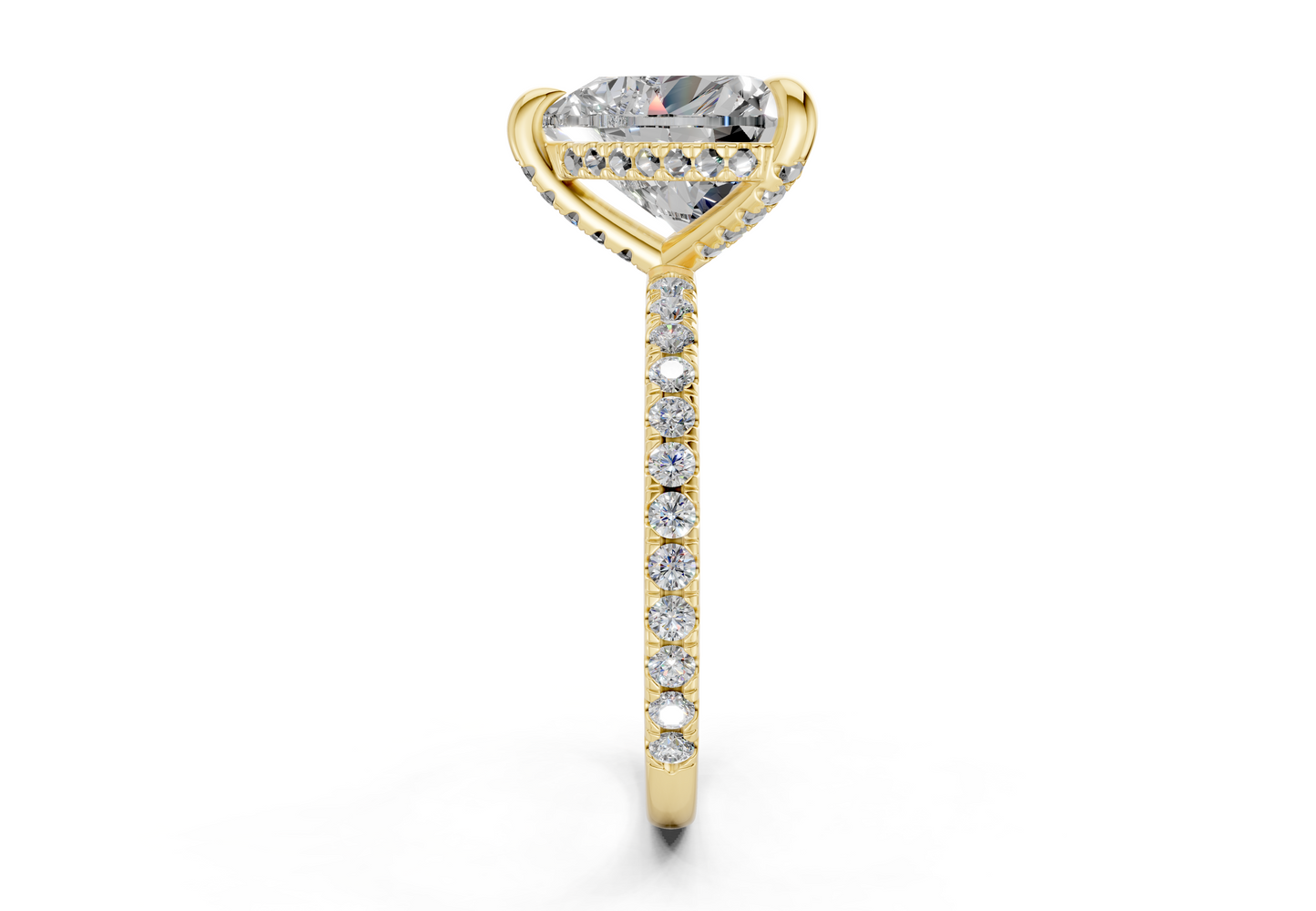 The Carrington Pavé Engagement Ring