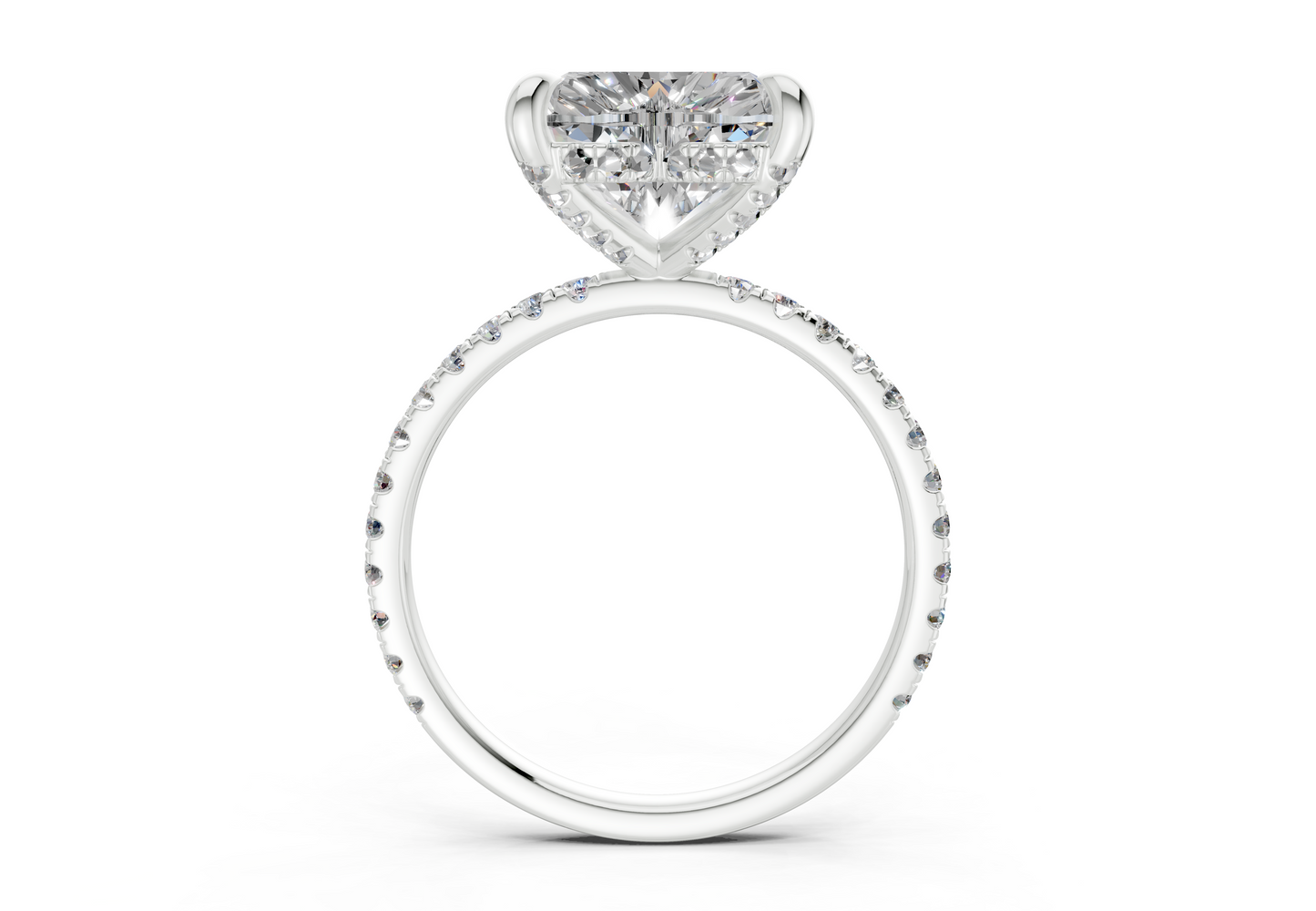 The Carrington Pavé Engagement Ring