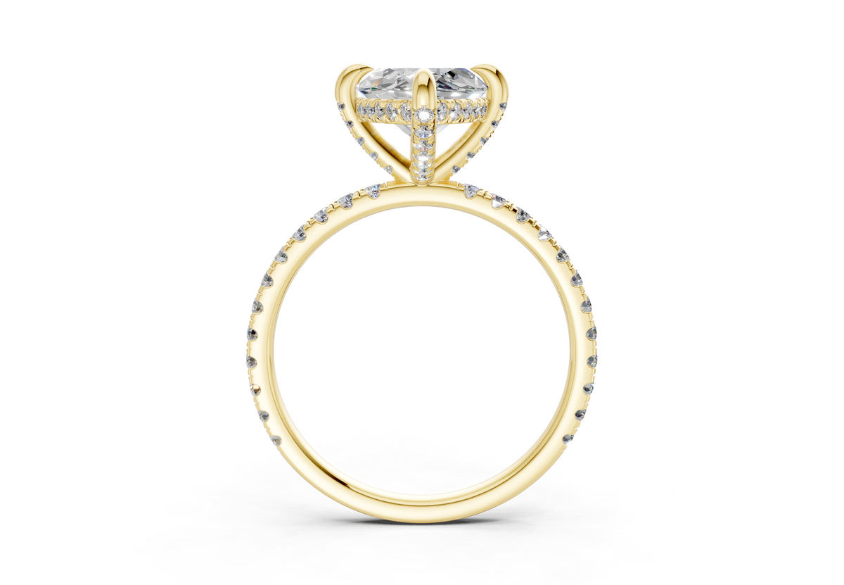 The Carrington Pavé Engagement Ring