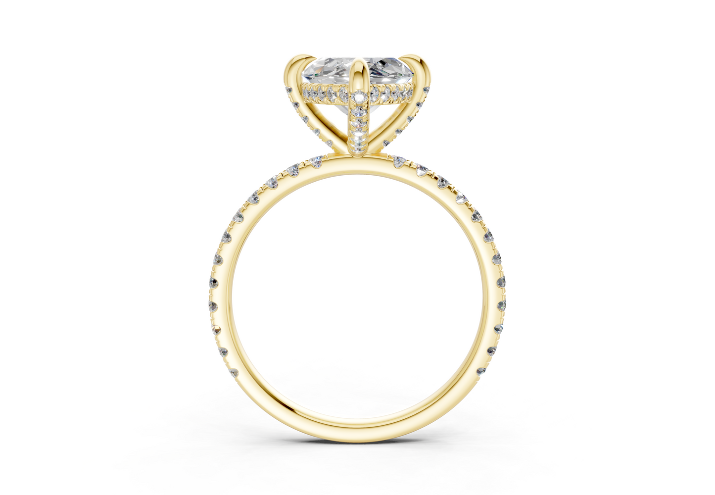 The Carrington Pavé Engagement Ring