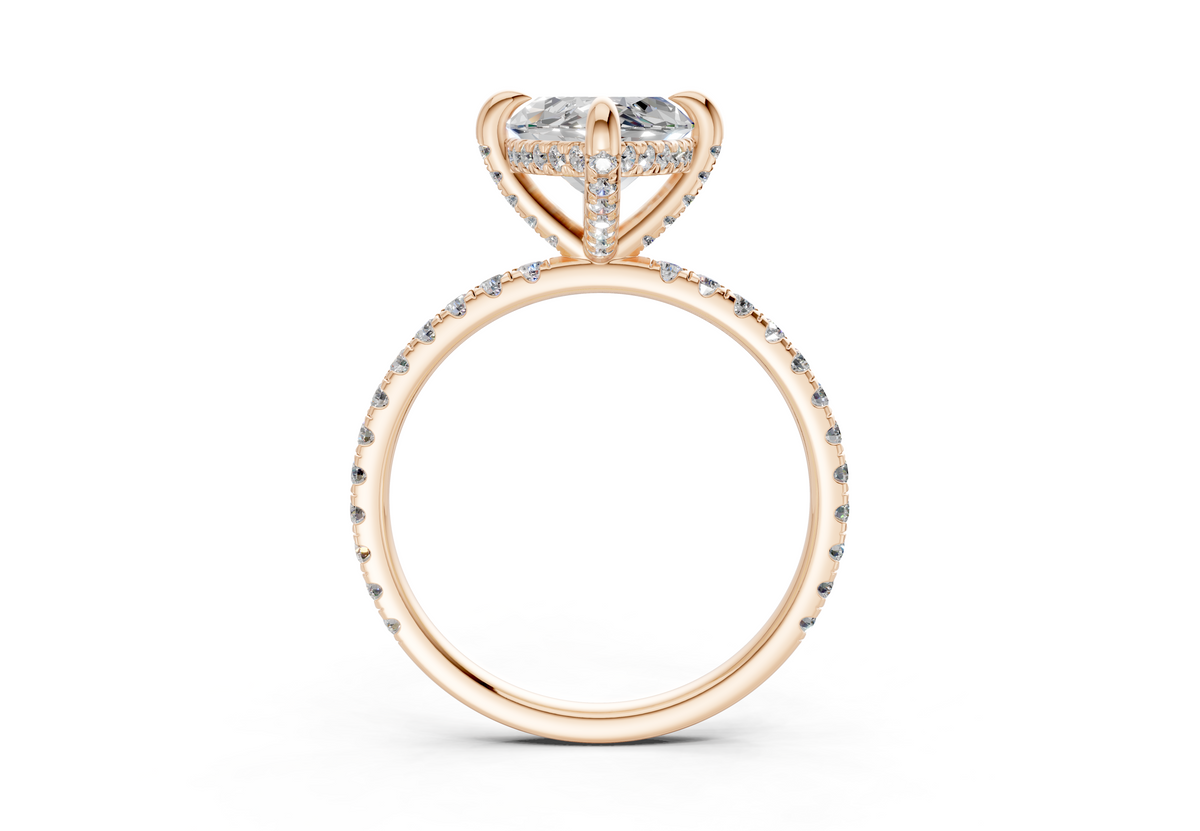 The Carrington Pavé Engagement Ring