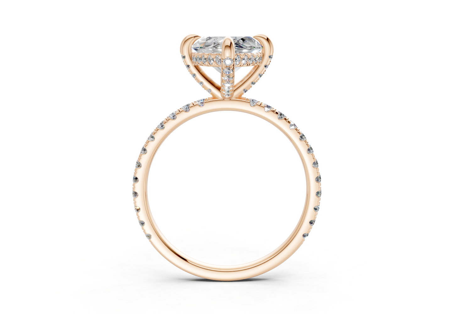 The Carrington Pavé Engagement Ring