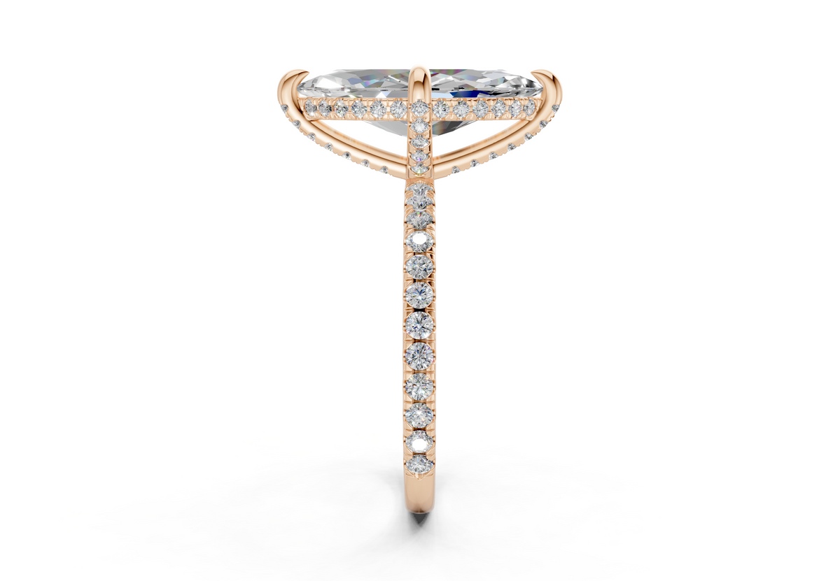 The Carrington Pavé Engagement Ring