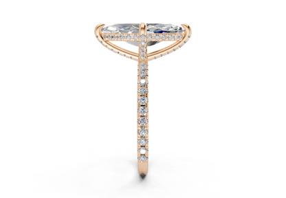 The Carrington Pavé Engagement Ring