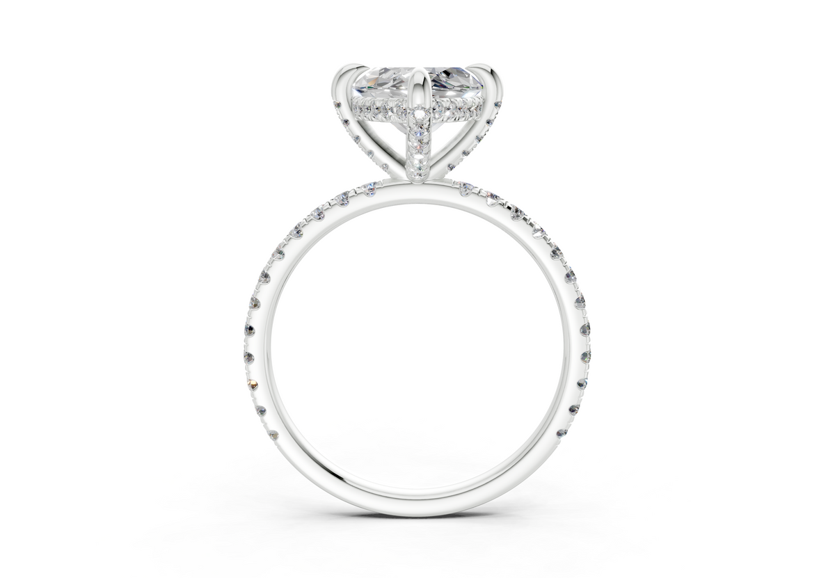 The Carrington Pavé Engagement Ring