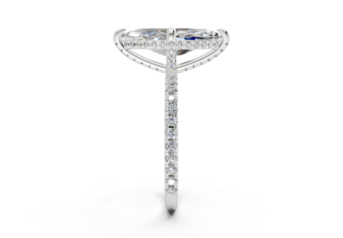 The Carrington Pavé Engagement Ring