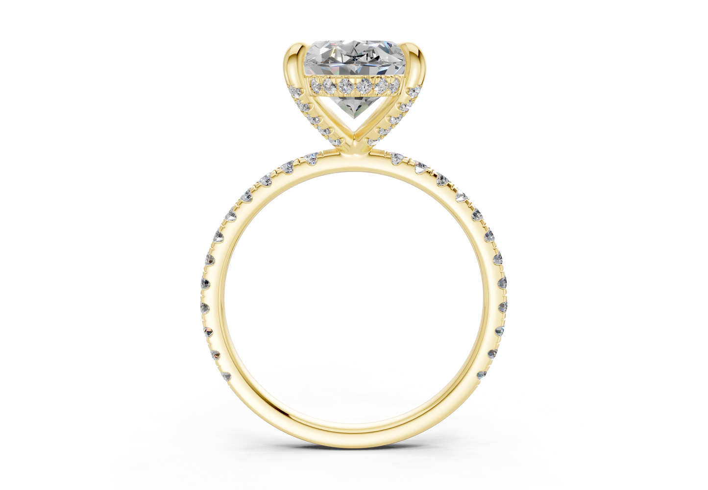 The Carrington Pavé Engagement Ring