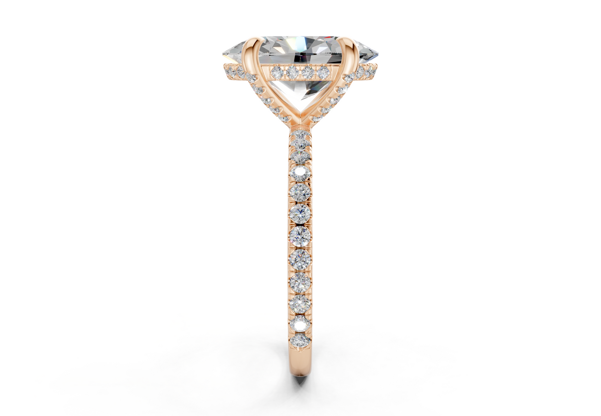 The Carrington Pavé Engagement Ring