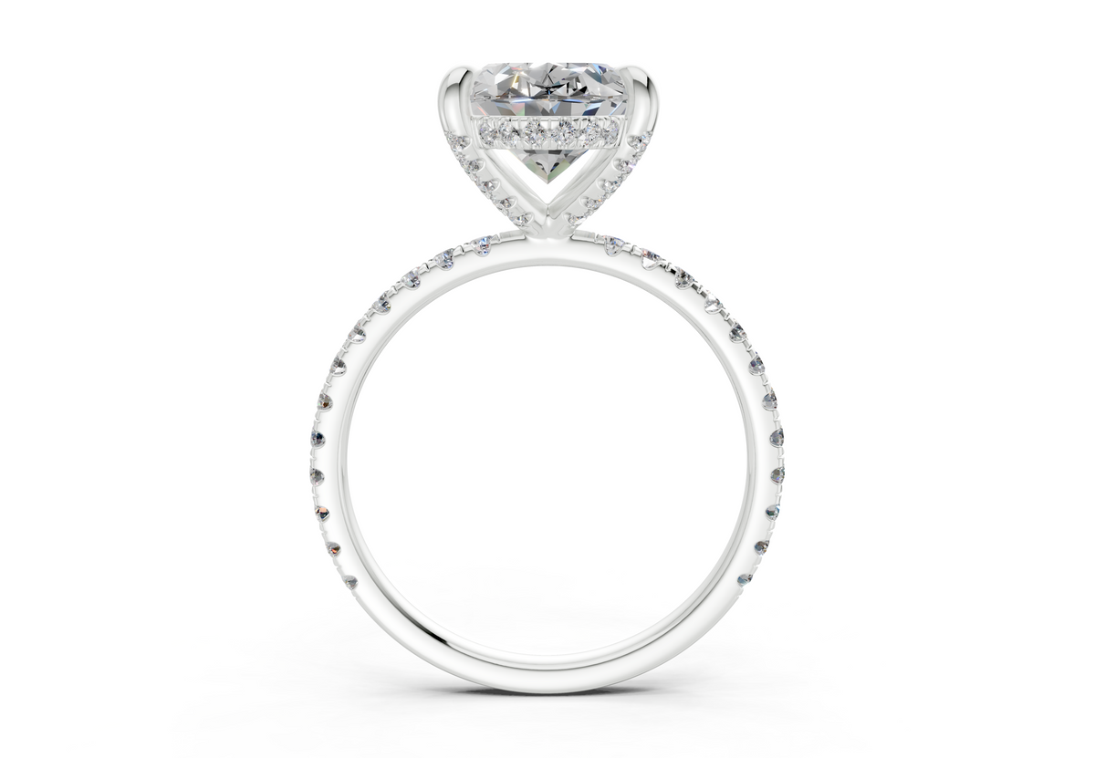 The Carrington Pavé Engagement Ring