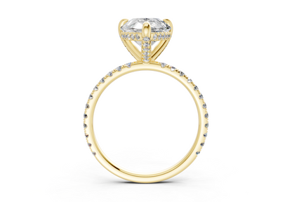 The Carrington Pavé Engagement Ring
